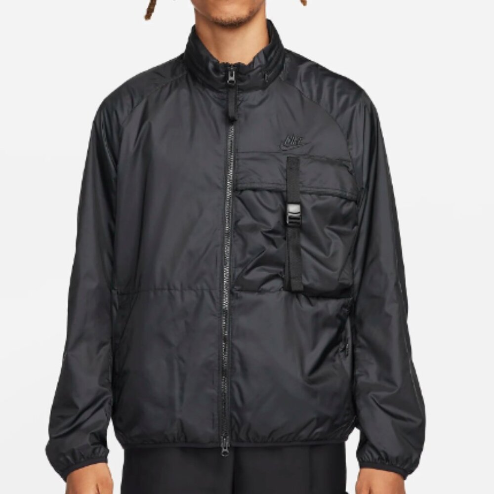 Nike Sportswear Tech Woven Men's N24 Packable Lined Jacket (Medium) Black (NWT)